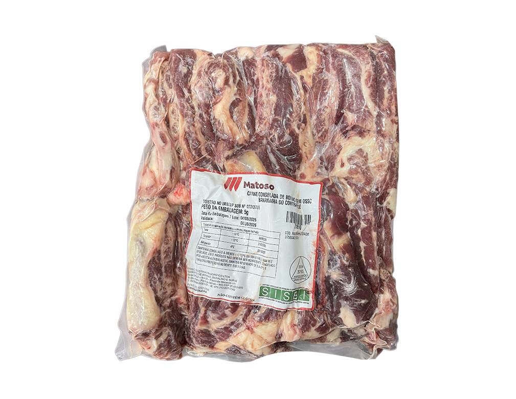 BANANINHA BOVINA CONGELADA MATOSO 2 KG (CX 27 KG)